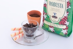 ROASTED WHOLE BEAN ROBUSTA COFFEE - BAG 500G