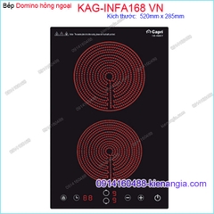 Bếp hồng ngoại đôibếp hồng ngoại Domino Capri KAG-INFA168 VN