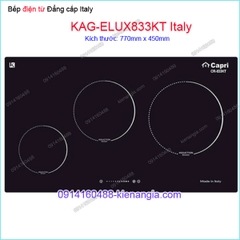 Bếp từ đôi sang trọng Capri Italy KAG-ELUX833KT Italy