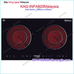 Bếp điện hồng ngoại đôi sung túc Capri Malaysia KAG-INFA803 Malaysia