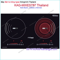 Bếp từ kết hợp hồng ngoại Capri Thailand thông minh KAG-MIXES787 Thailand