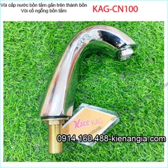 Vòi cổ ngỗng cấp nước bồn tắm góc KAG-CN100