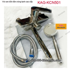 Vòi sen bồn tắm nằm inox sus304 bóng KAG-KCN501