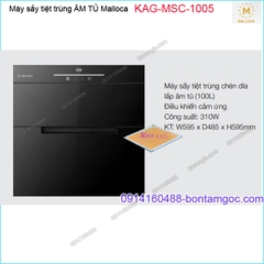 Máy sấy chén tiệt trùng Malloca KAG-MSC1005