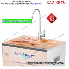 Vòi máy lọc nước,vòi lọc nước chậu rửa chén inox sus304 KAG-KBZ81