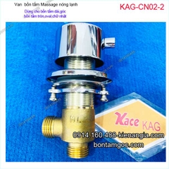Van bồn tắm massage nóng lạnh 2 đầu KAG-CN02-2