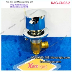 Van bồn tắm massage nóng lạnh 2 đầu KAG-CN02-2