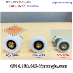 Bánh xe cửa lùa D20mm phòng tắm kiếng đứng KAG-CN52