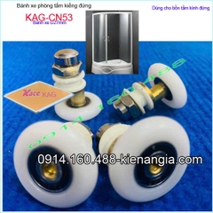 Bánh xe cửa lùa D27mm phòng tắm kiếng đứng KAG-CN53