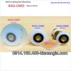 Bánh xe cửa lùa D27mm phòng tắm kiếng đứng KAG-CN53