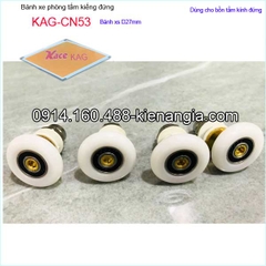 Bánh xe cửa lùa D27mm phòng tắm kiếng đứng KAG-CN53