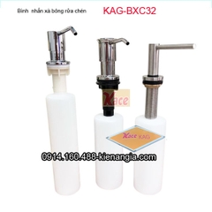 Bình xà bông nhấn bằng nhựa KAG-BXC32