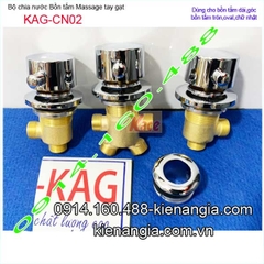 Bộ chia nước bồn tắm massage dài KAG-CN02