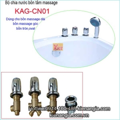 Bộ chia nước bồn tắm massage KAG-CN01