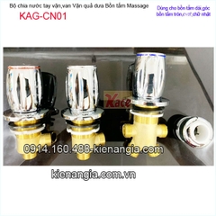 Bộ chia nước bồn tắm massage KAG-CN01