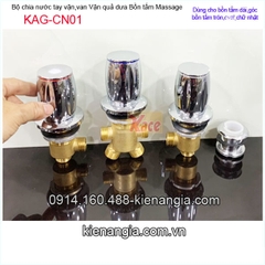 Bộ chia nước bồn tắm massage KAG-CN01