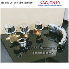 Bộ vòi cấp bồn tắm massage phổ thông KAG-CN10