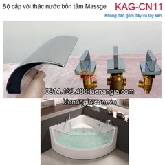 Bộ vòi cấp thác nước bồn tắm massage KAG-CN11