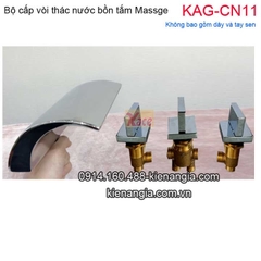 Bộ vòi cấp thác nước bồn tắm massage KAG-CN11