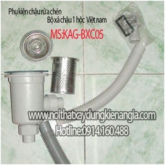 Bộ xả chậu rửa chén 1 hộc KAG-BXC05