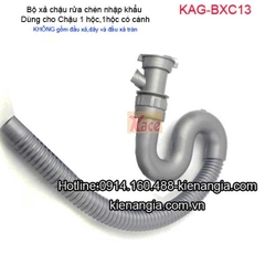 Bộ xả chậu rửa chén 1 hộc KAG-BXC13