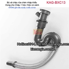 Bộ xả chậu rửa chén 1 hộc KAG-BXC13