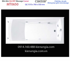 Bồn dài xây Caesarbồn nằm 15 mét massage Caesar-MT0650