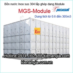 Bồn inox sus 304 lắp ghép MGS-Module