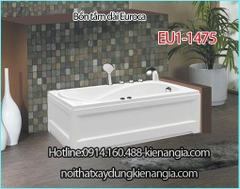 Bồn tắm dài chân yếm Crystal EUROCA EU1-1475