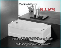 Bồn tắm dài chân yếm Crystal EUROCA EU1-1675