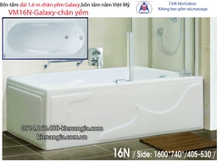 Bồn tắm dài Việt Mỹ galaxy chân yếm 16 mét VM16N-Galaxy