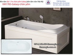 Bồn tắm dài Việt Mỹ galaxy chân yếm 17 mét VM1785-Galaxy