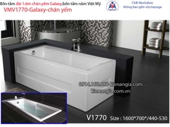 Bồn tắm dài Việt Mỹ galaxy chân yếm 17 mét VMV1770-Galaxy