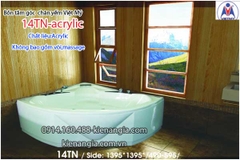 Bồn tắm góc 14m chân yếm Việt Mỹ VM14TN-Acrylic