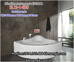 Bồn tắm góc massage EUROCA Acrylic EU3-1400