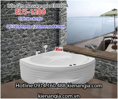 Bồn tắm góc massage EUROCA Acrylic EU5-1200