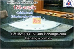 Bồn tắm góc Việt Mỹ xây acryic 15G