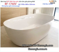 Bồn tắm Inax đặt sànbồn tắm lập thể  INAX-BF-1760V