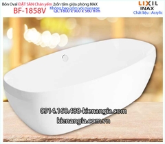 Bồn tắm Inax đặt sànbồn tắm lập thể INAX BF-1858V