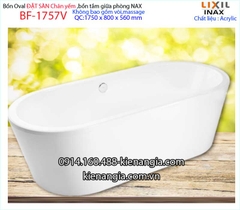 Bồn tắm Inax đặt sànbồn tắm lập thể  INAX-BF1757V