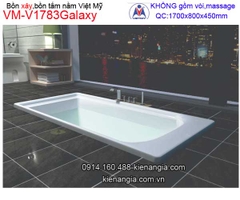 Bồn tắm nằm xây Galaxy Việt Mỹ  VM-V1783Galaxy