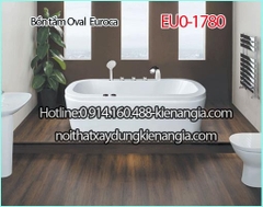 Bồn tắm Oval đặt sàn Crystal EUROCA EU0-1780