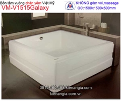 Bồn tắm vuông Đặt sàn galaxy Việt MỹVM-V1515Galaxy