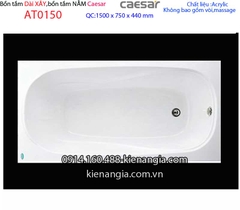 Bồn tắm xây dài 15 mét Caesar-AT0150