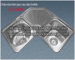 Chậu rửa chén góc 90x90 x23cm GORLDE GD 5409