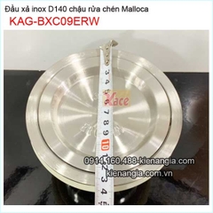 Đầu xả inox SUS304 chậu rửa chén Erowin D140 KAG-BXC09ERW