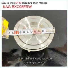 Đầu xả inox SUS304 chậu rửa chén Erowin tốt D110 KAG-BXC08ERW