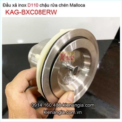 Đầu xả inox SUS304 chậu rửa chén Erowin tốt D110 KAG-BXC08ERW