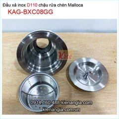 Đầu xả inox SUS304 chậu rửa chén Gorlde tốt D110 KAG-BXC08GG