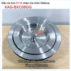 Đầu xả inox SUS304 chậu rửa chén Gorlde tốt D110 KAG-BXC08GG